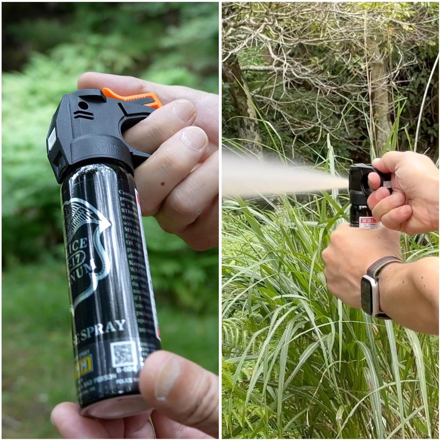 POLICE MAGNUM 熊撃退スプレー 中型 ホルスター付 (全国の複数の