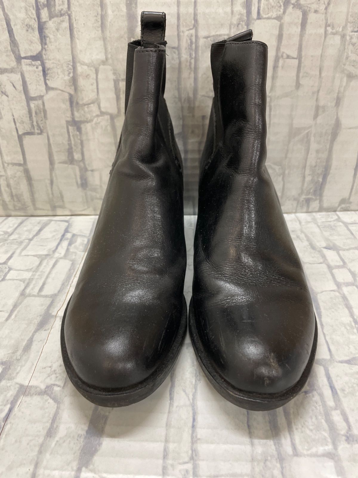 G1-90】◇ yuko imanishi+ 37サイズ サイドゴアブーツ ブラック