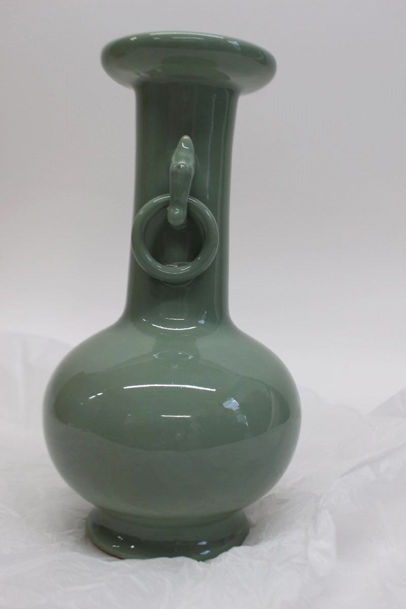 清風与平造 秘色窯 花瓶 清風造 花入 清風与平造 秘色窯 花瓶 清風造 花入