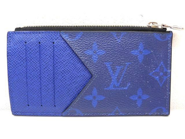 ヴィトン M30270 NZ3199 コインカード ホルダー タイガラマ コバルト ブルー系 モノグラム メンズ 小銭入れ Louis Vuitton □7E