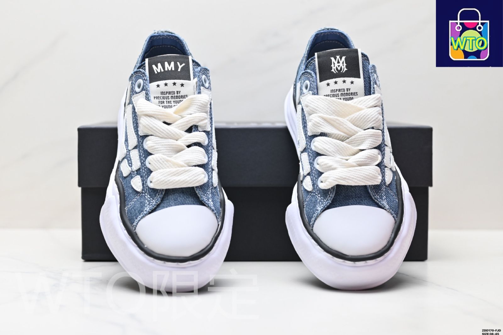 【ミ・ω・ミさま専用です❗️】 Maison Mihara Yasuhiro x AMIRI Skel-Top Low メゾン ミハラ