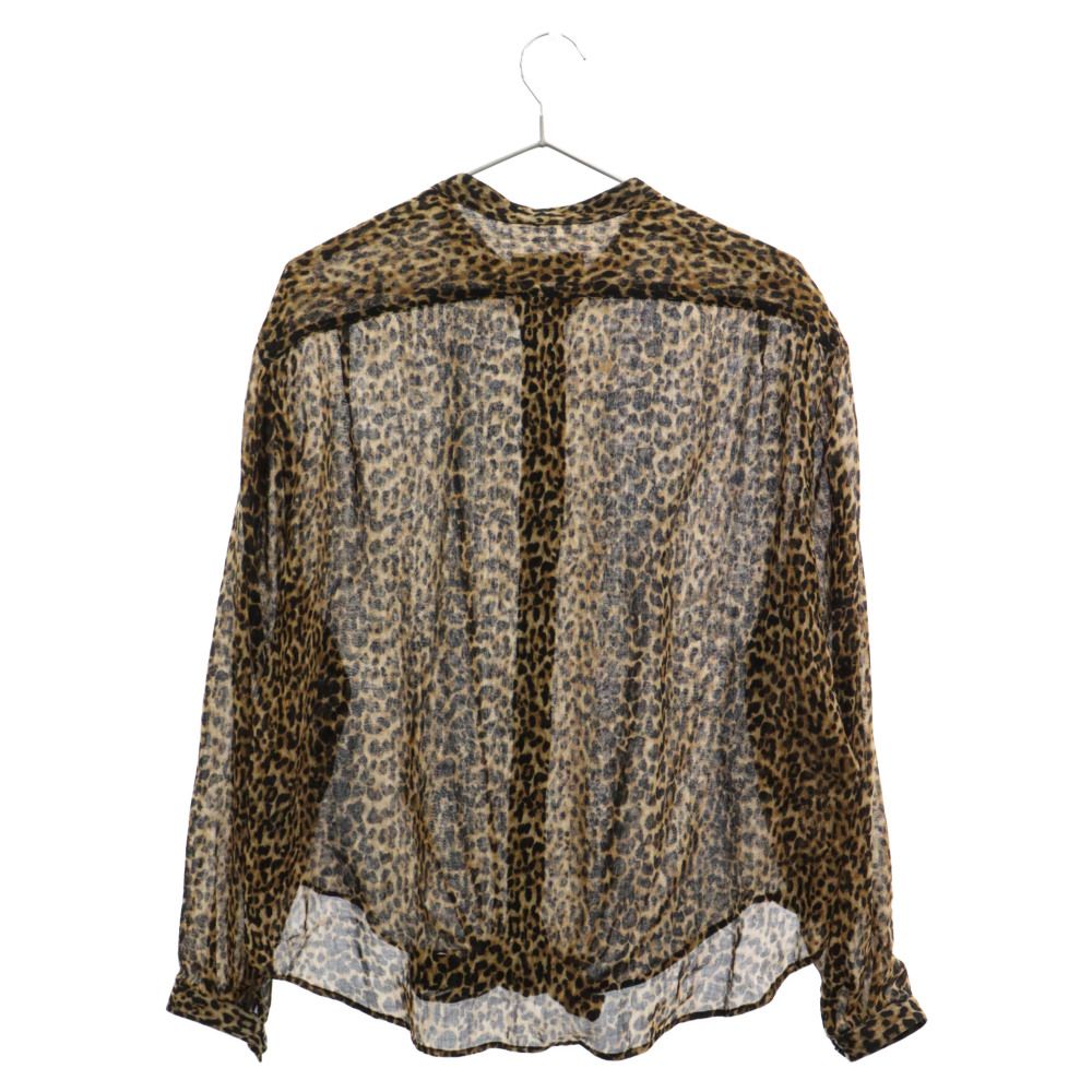 SAINT LAURENT PARIS (サンローランパリ) 19SS レオパード総柄 シルク  