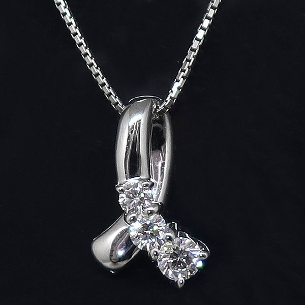 美品 MJC Pt900 / 850 三菱マテリアル ジュエリー ダイヤモンド 