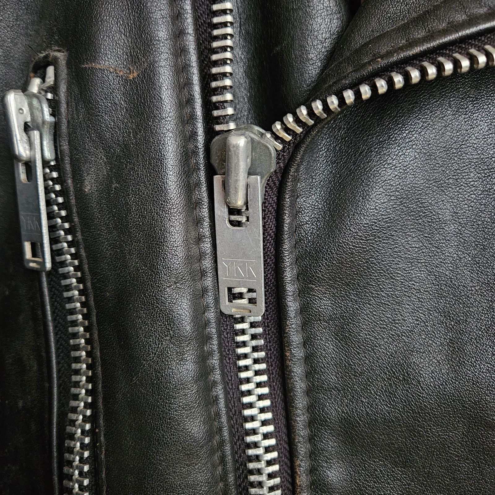 70s UK Vintage [WOLF LEATHERS] Motorcycle Jacket - メルカリ