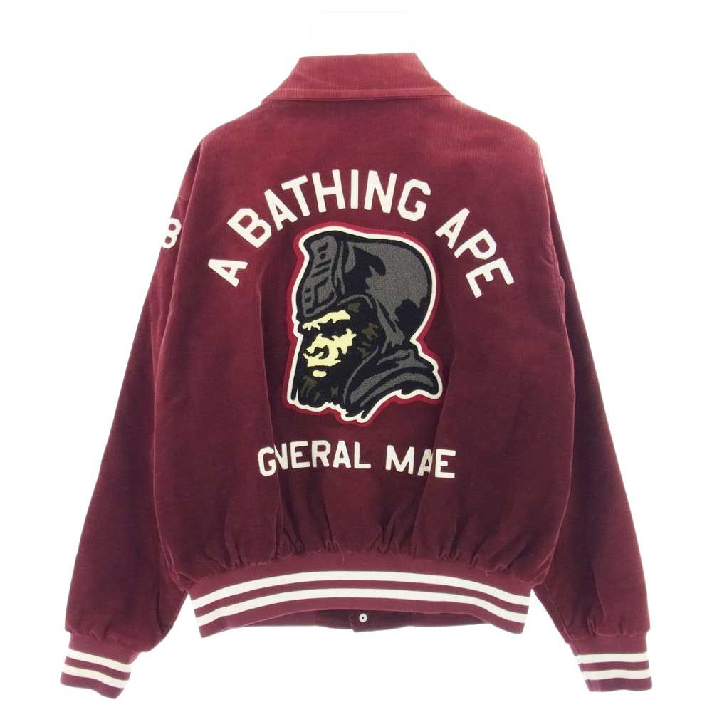 A BATHING APE エイプ コーデュロイジャケット スタジャン コーチL ...