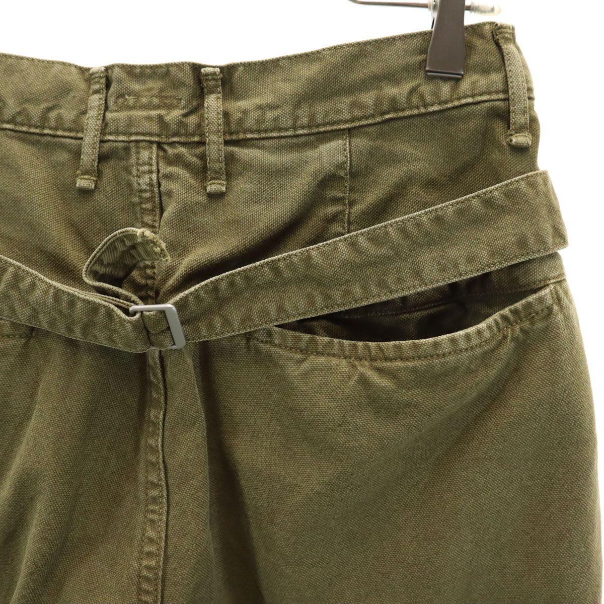 KAPITAL キャピタル 日本製 サルエル ワークパンツ 1 オリーブ系 シンチバック メンズ 古着 KAPITAL キャピタル 日本製 サルエル ワークパンツ 1 オリーブ系