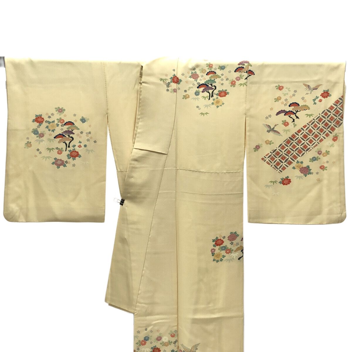 訪問着/美品/京友禅/薄ピンク/仕立上がり/適応身長145～153㎝/8999  