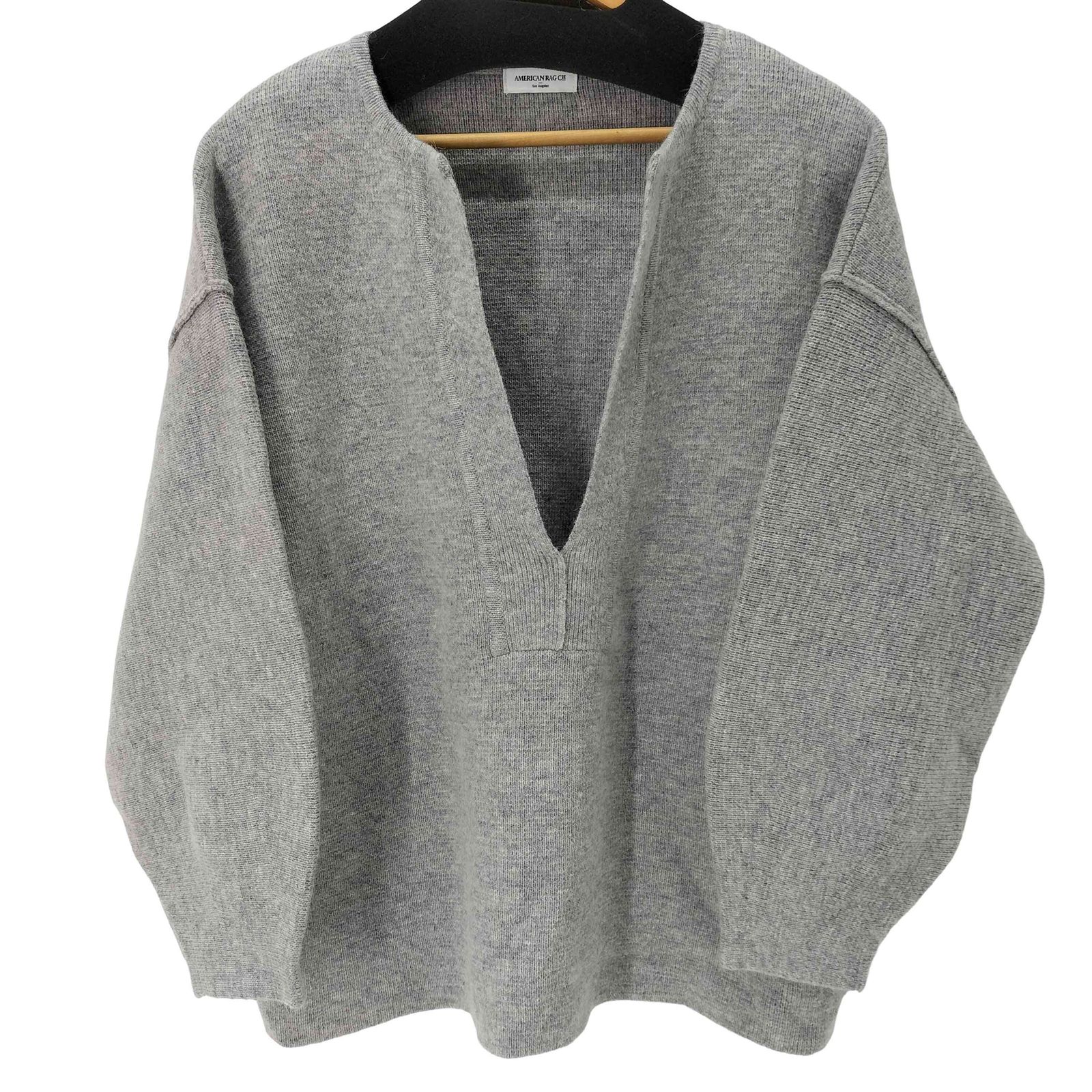 アメリカンラグシー AMERICAN RAG CIE ディープVネックニットプルオーバー レディース FREE