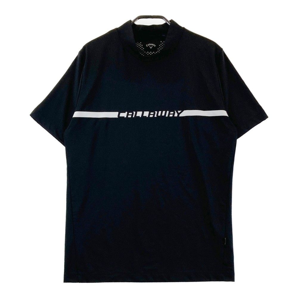 サイズ：M CALLAWAY キャロウェイ  ハイネック 半袖Tシャツ  ブラック系 [240101301386]# ゴルフウェア メンズ ストスト