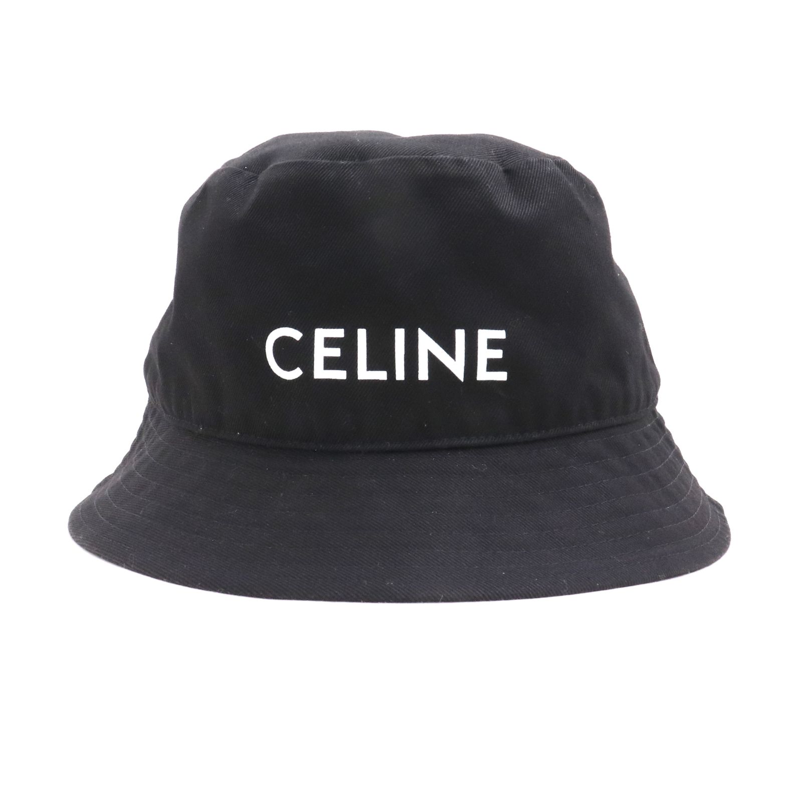 CELINE ボブ コットンギャバジン CELINE】トリオンフ バケットハット / コットンギャバジン