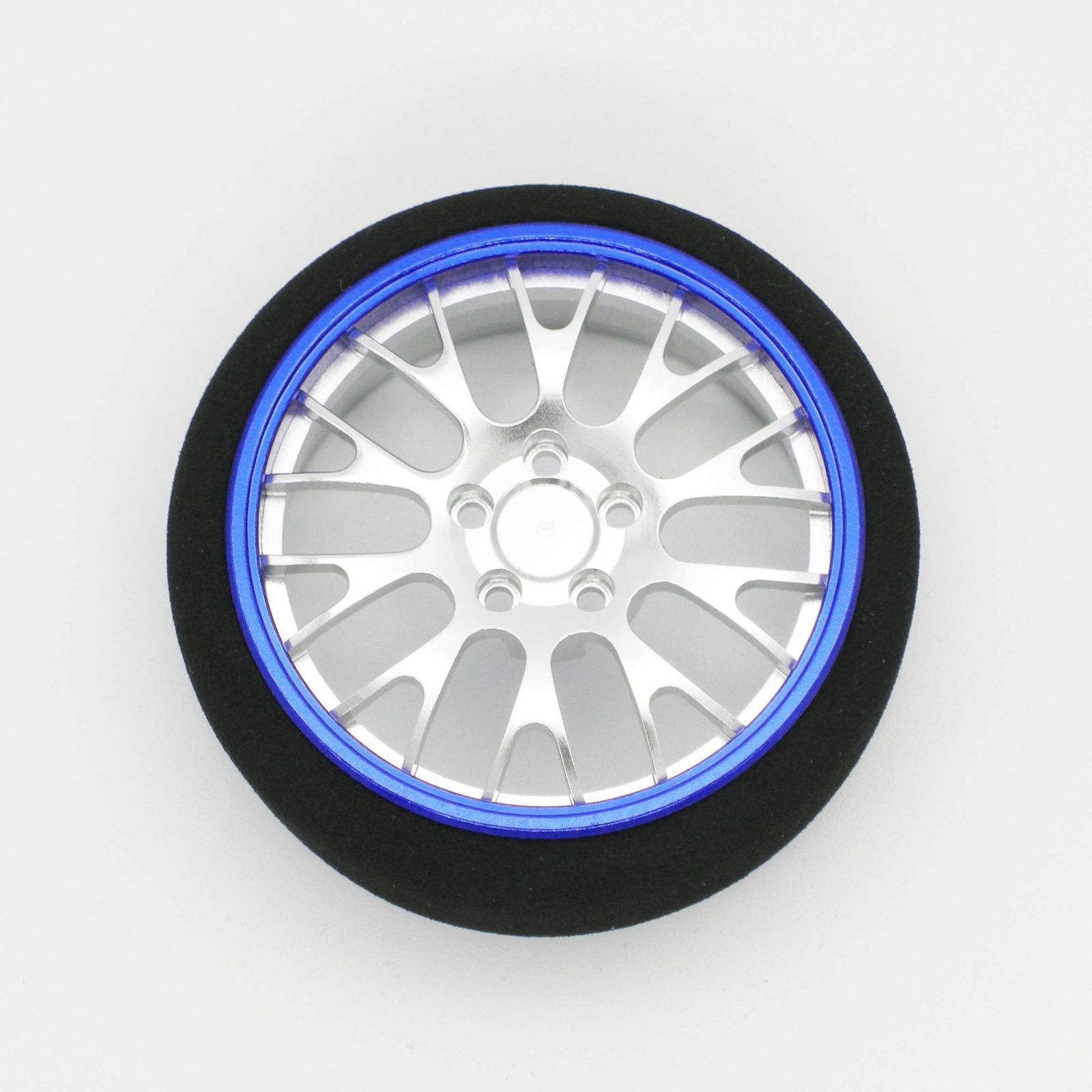 RC模型用 ステアリングホイール シルバー/ブルー - メルカリ