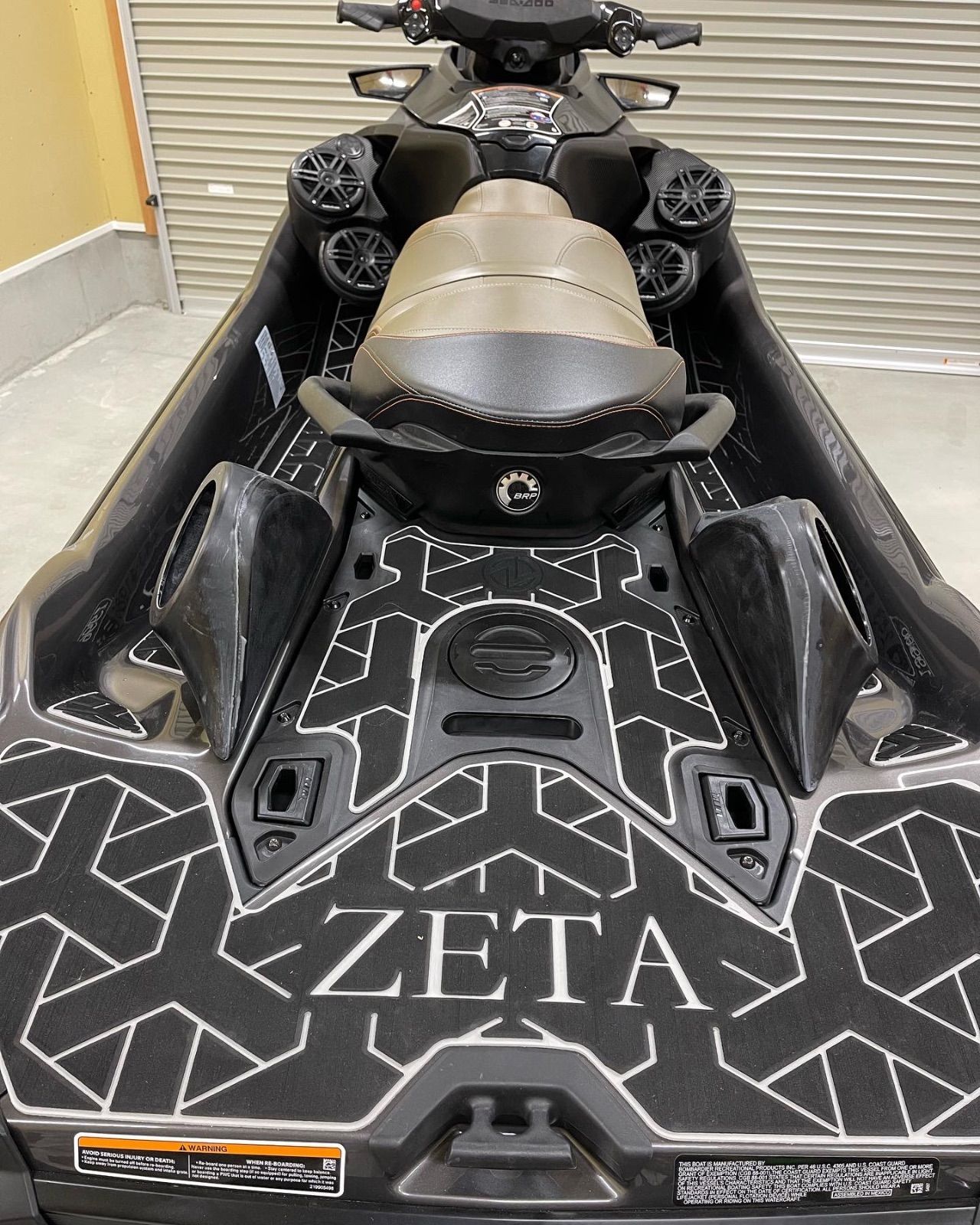 seadoo 2018〜2024 RXT RXTX GTX 300 230 170 リヤ4スピーカーボックス 