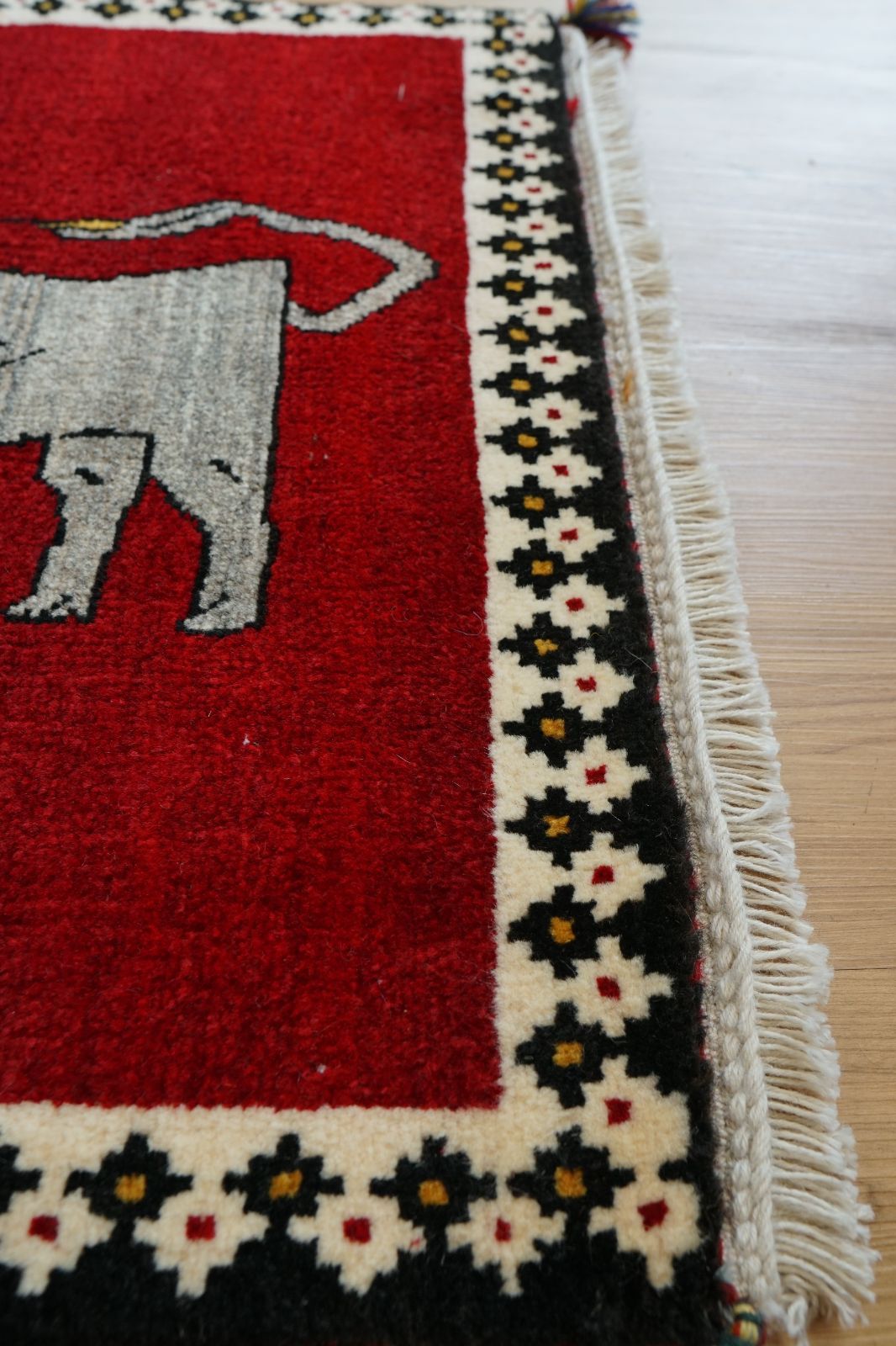 手織り ペルシャ絨毯 カシュカイ族 110x73cm - メルカリ