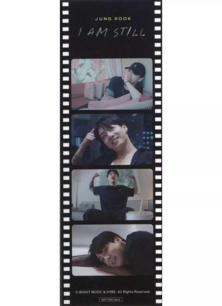 JUNG KOOK I AM STILL ジョングク 特典　フィルム風ステッカー I AM STILL♡入場者特典 第2弾は.. | グクが大好き♡아포방포♡♡♡