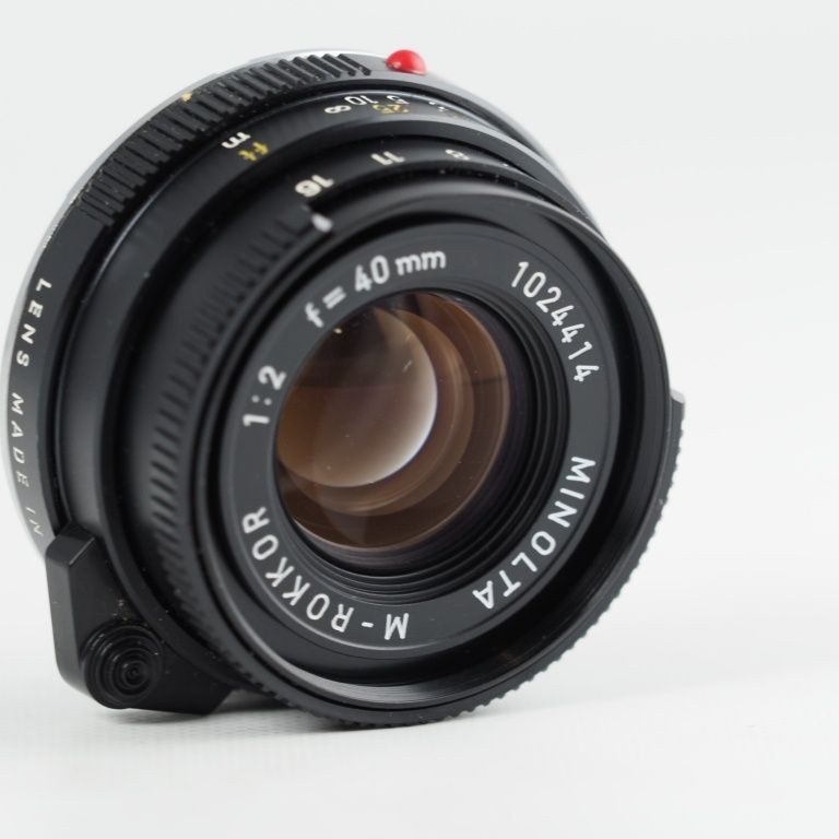 MINOLTA ミノルタ M-ROKKOR 40mm f/2 Lens Leica Mマウント CL CLE