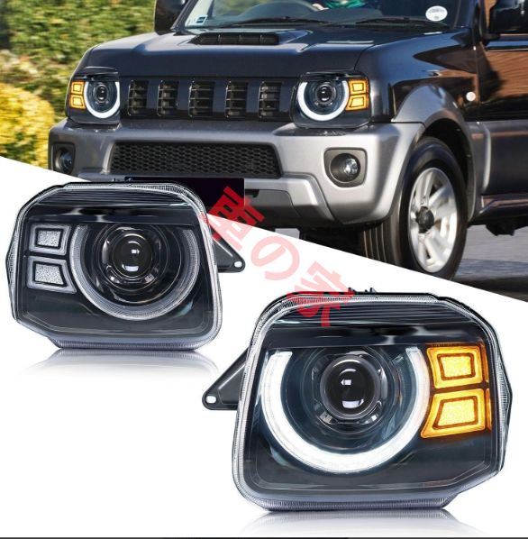 ジムニー用 LEDヘッドランプ 左右セット 外装パーツ カスタム 07年-2017年CYB679定番人気