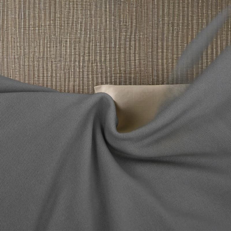 2人掛け用伸縮性ソファカバー、アンスラサイトポリエステルジャージ生地