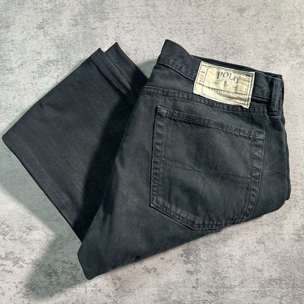 Ralph Lauren ブラック フレアデニム POLO RALPH LAURENの「【POLO RALPH LAUREN】ラルフローレン