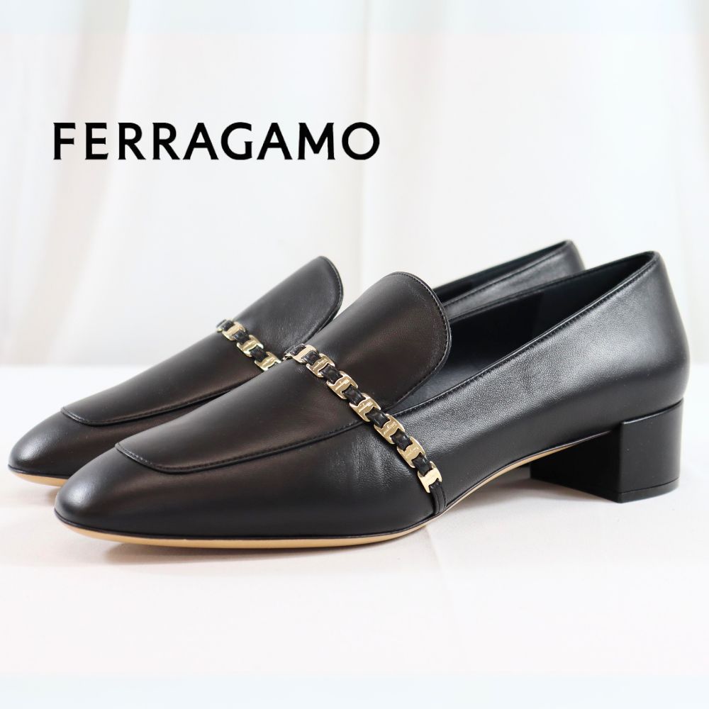 新品未使用 Salvatore Ferragamo ブラックローファー（26.5cm