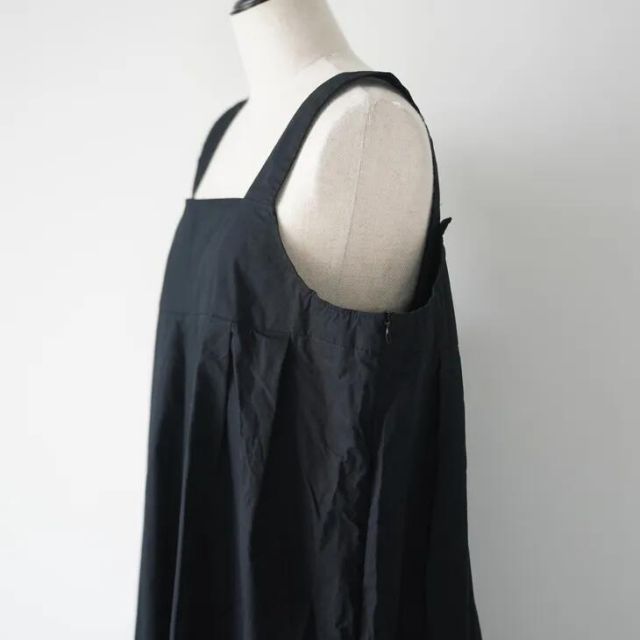 DIARIES ダイアリーズ TUCK SALOPETTE PANTS charcoal black タックサロペットパンツ ボトムス DECORATOM_COM_BR