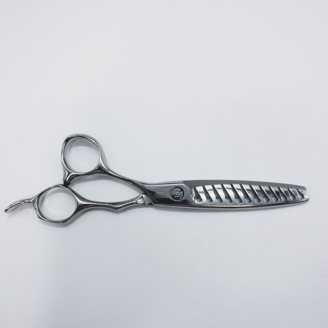 【ミズタニシザーズ ミズタニシザーMIZUTANI SCISSORS】SCHOREM MASTER 12 LEFTYシュコーラムマスター オフセット  シザー セニング 美容ハサミ すきばさみ 美容師 理容師 約35～45% 左利き 6インチ 中古 sc835