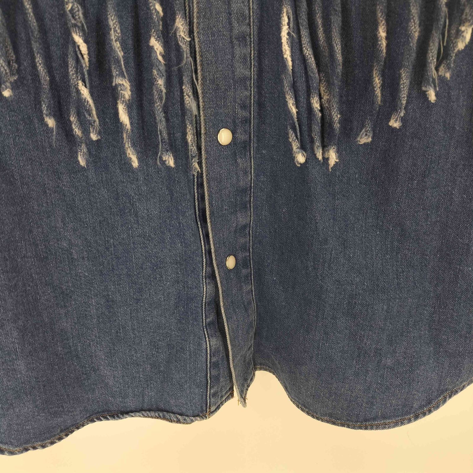 トーガアーカイブス TOGA ARCHIVES Denim fringe shirt メンズ JPN：S