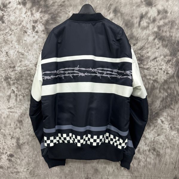 UNDERCOVERジャケット UNDERCOVER＞クロスシームアウトZIP MA-1 JKT (UC2E4206-2