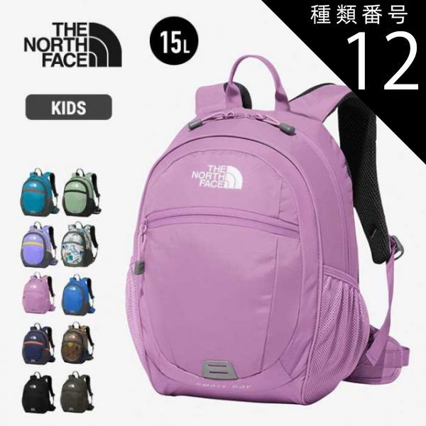 種類12 YC|F ザ ノース フェイス リュック キッズ THE NORTH FACE NMJ72360 K SMALL DAY スモールデイ 240826