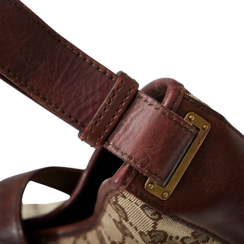 GUCCI グッチ ワンショルダーバッグ 109190 GGキャンバス×レザー