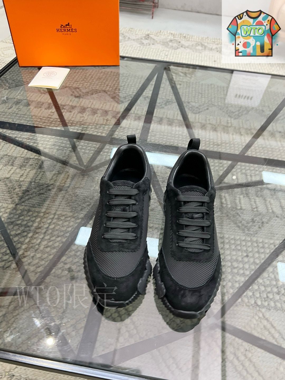 HERMES エルメス Bouncing スニーカー01-2 - メルカリ