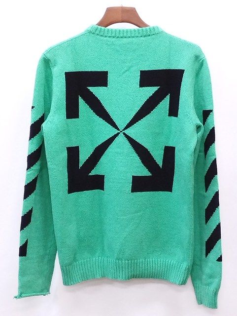 爆買い，低価】 Q814 [人気] off-White オフホワイト ニット セーター