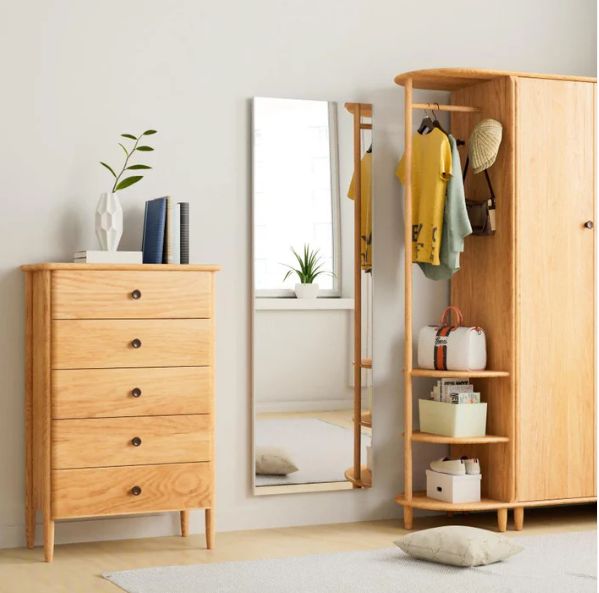 中古】ダンスミラー 割れない鏡 幅80x160cm 姿見 銀色 11番 100cmx2枚