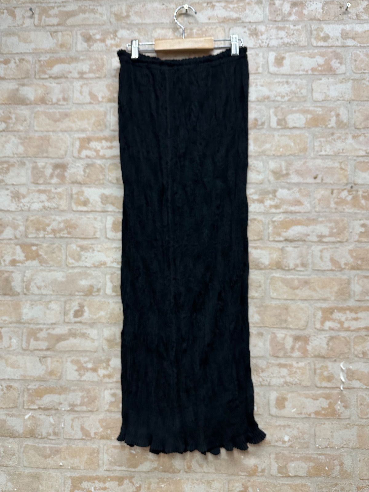 ISSEYMIYAKE イッセイミヤケ ロングスカート シワ加工 プリーツ PLEATS