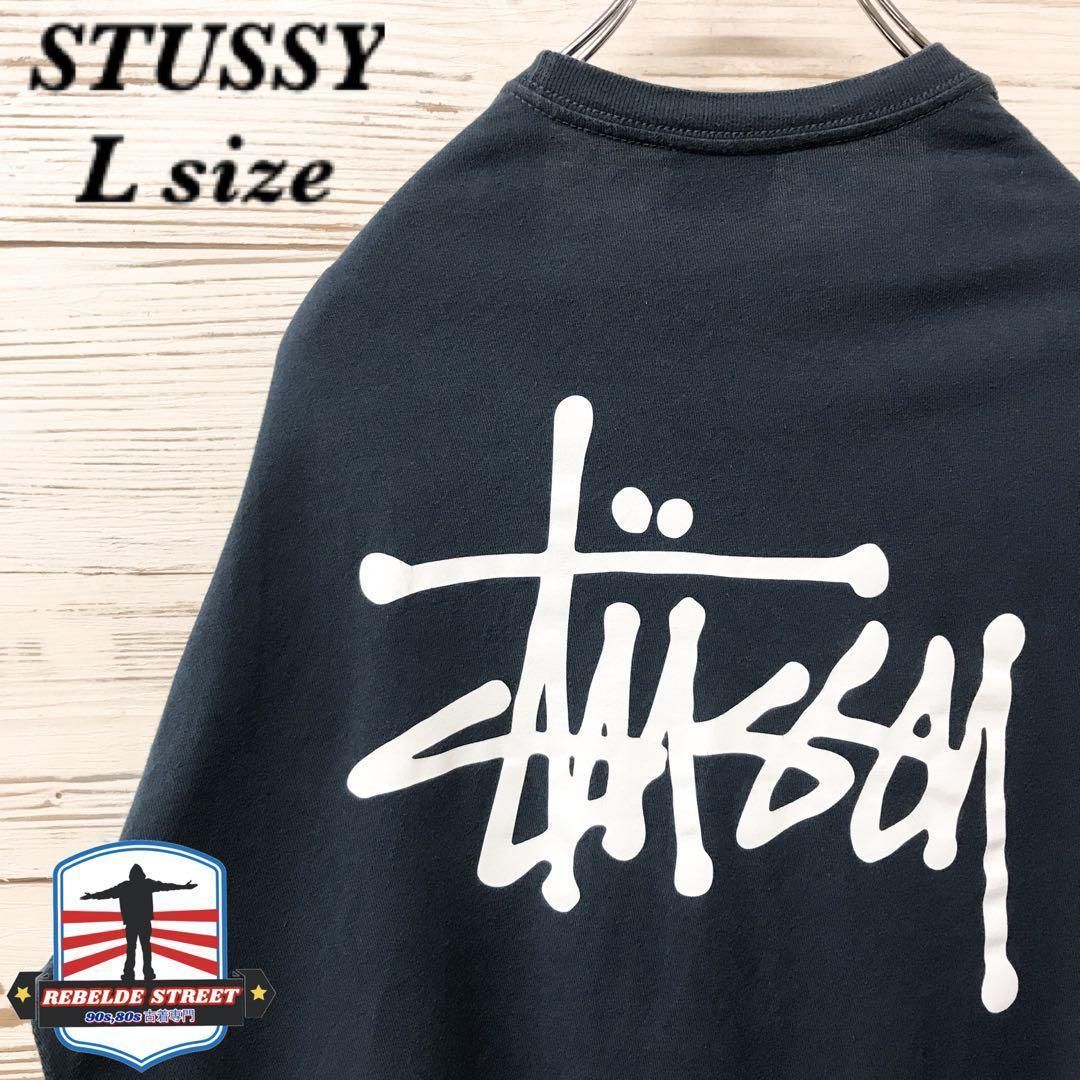 メキシコ製》ステューシー STUSSY☆Tシャツ L ネイビー T711 - メルカリ