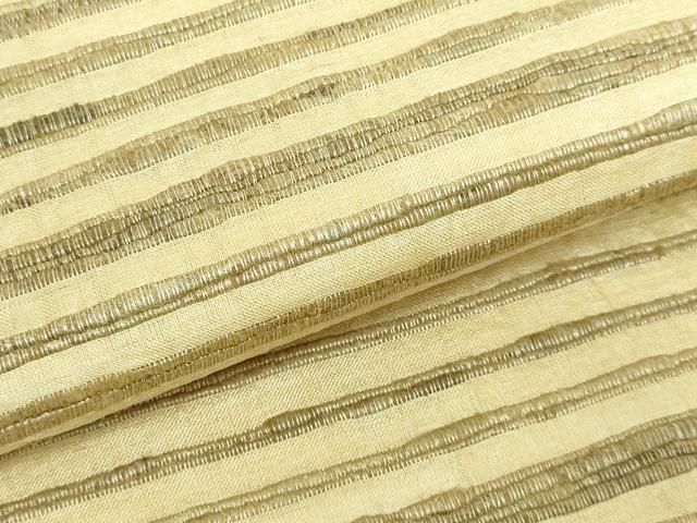 平和屋着物□極上 インド・アッサム 野蚕糸 手織 ムガシルク 全通柄