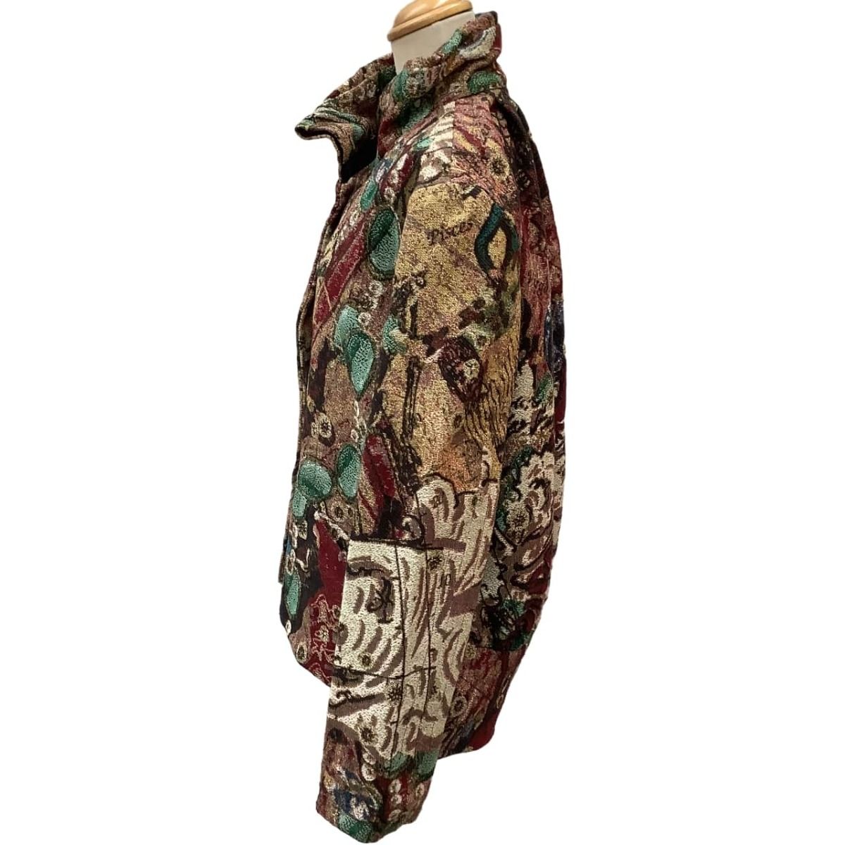 ♪♪ISSEY MIYAKE イッセイミヤケ 激 ゴブラン織り ジャケット コート SIZE 2 IM73FD502 ブラウン系