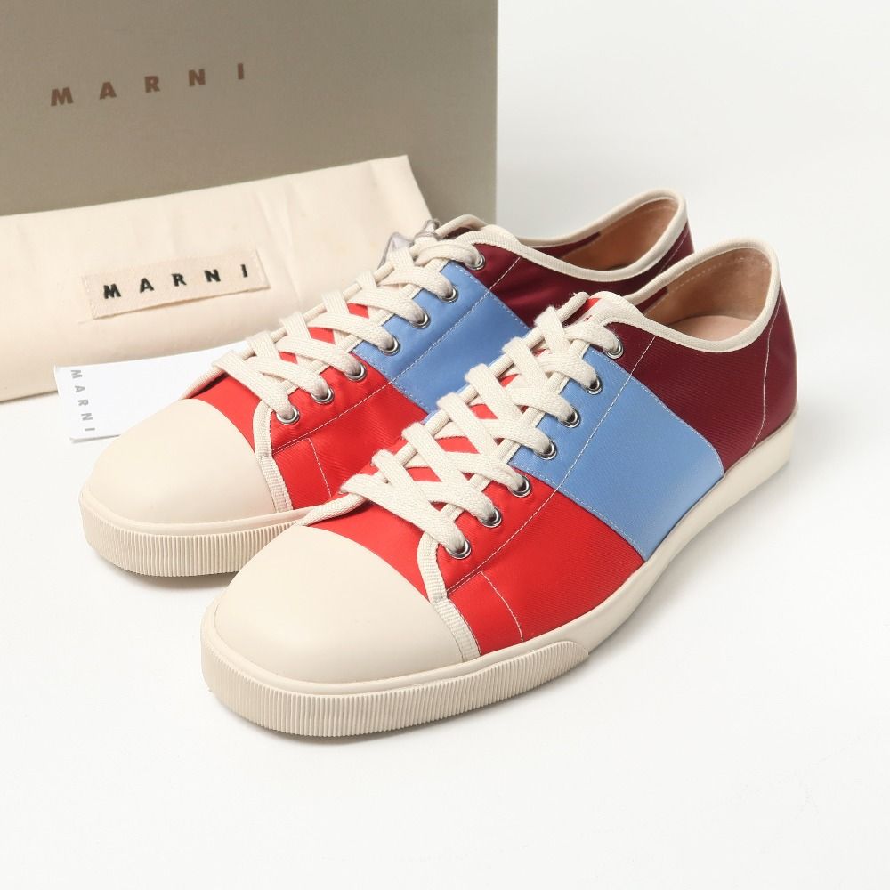 【 MARNI 】スニーカー a2346 グレー レザー PABLO レースアップスニーカー | Marni