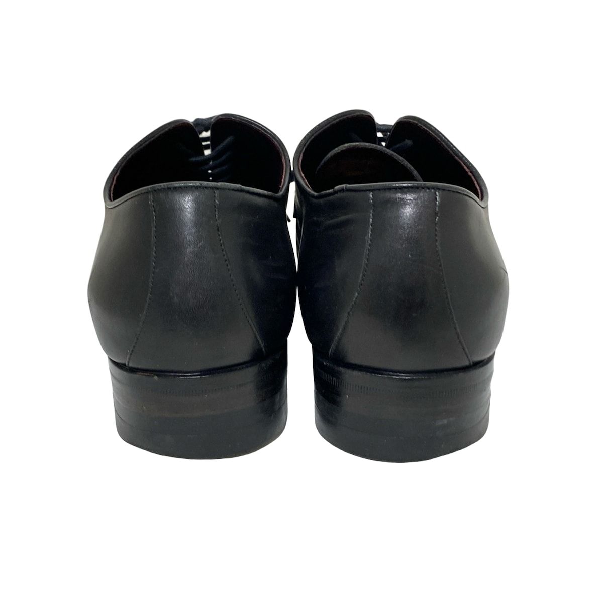  GUCCI グッチ シューズ 381 2 E メンズ - 147534 黒 パンチング アウトソール張替済 レザー その他 靴