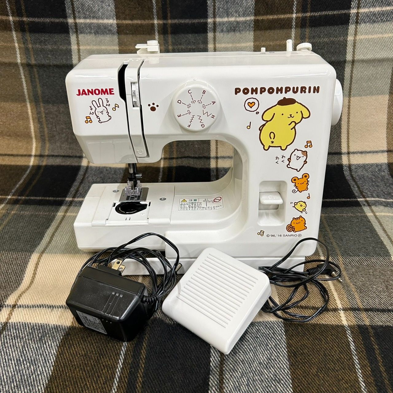 ジャノメ PN-20 電動ミシン(ポムポムプリン) ジャノメ(JANOME ジャノメ PN-20 電動ミシン(ポムポムプリン) ジャノメ(JANOME