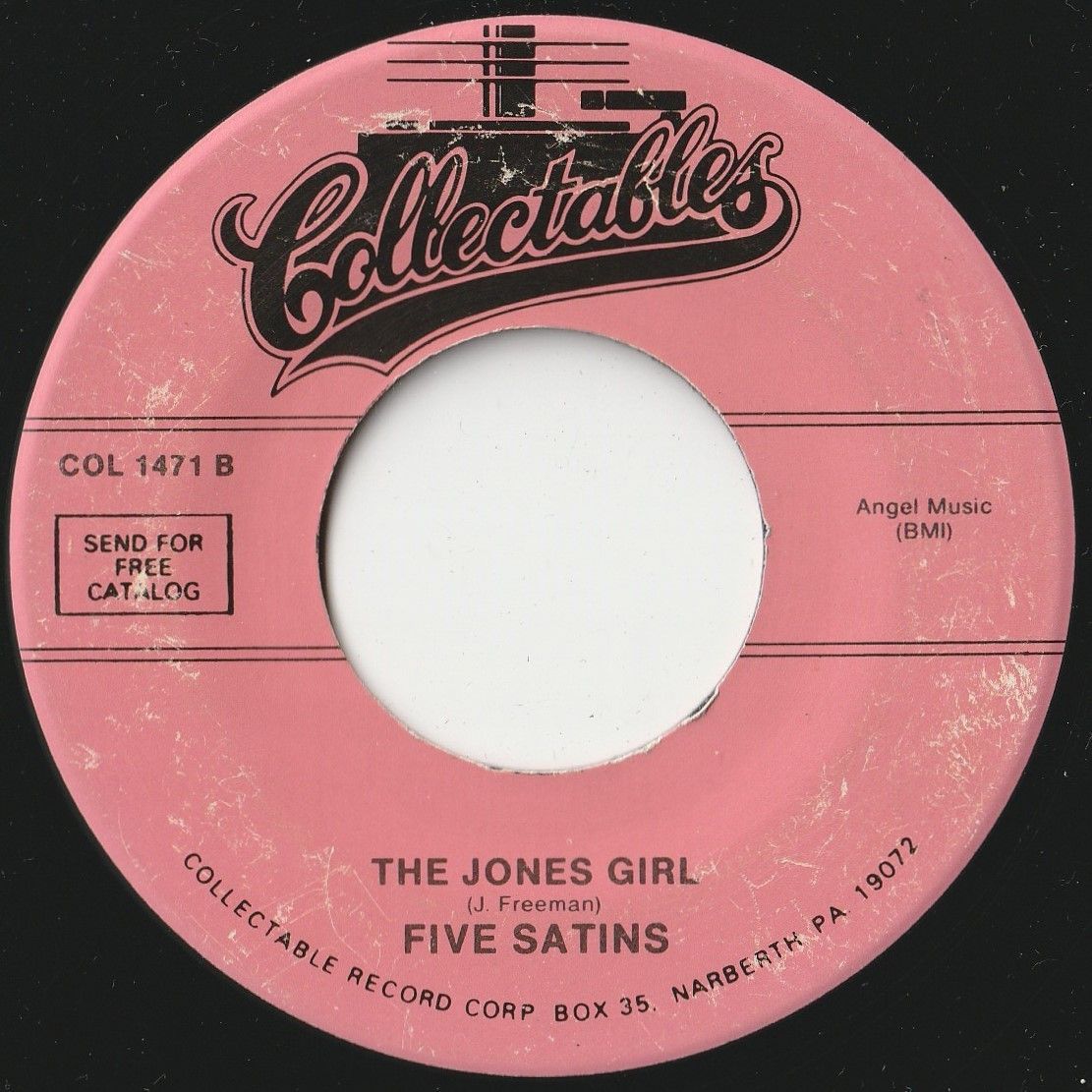 Five Satins In The Still Of The Nite / The Jones Girl Collectables US COL  1471 202801 R&B R&R レコード 7インチ 45 - メルカリShops