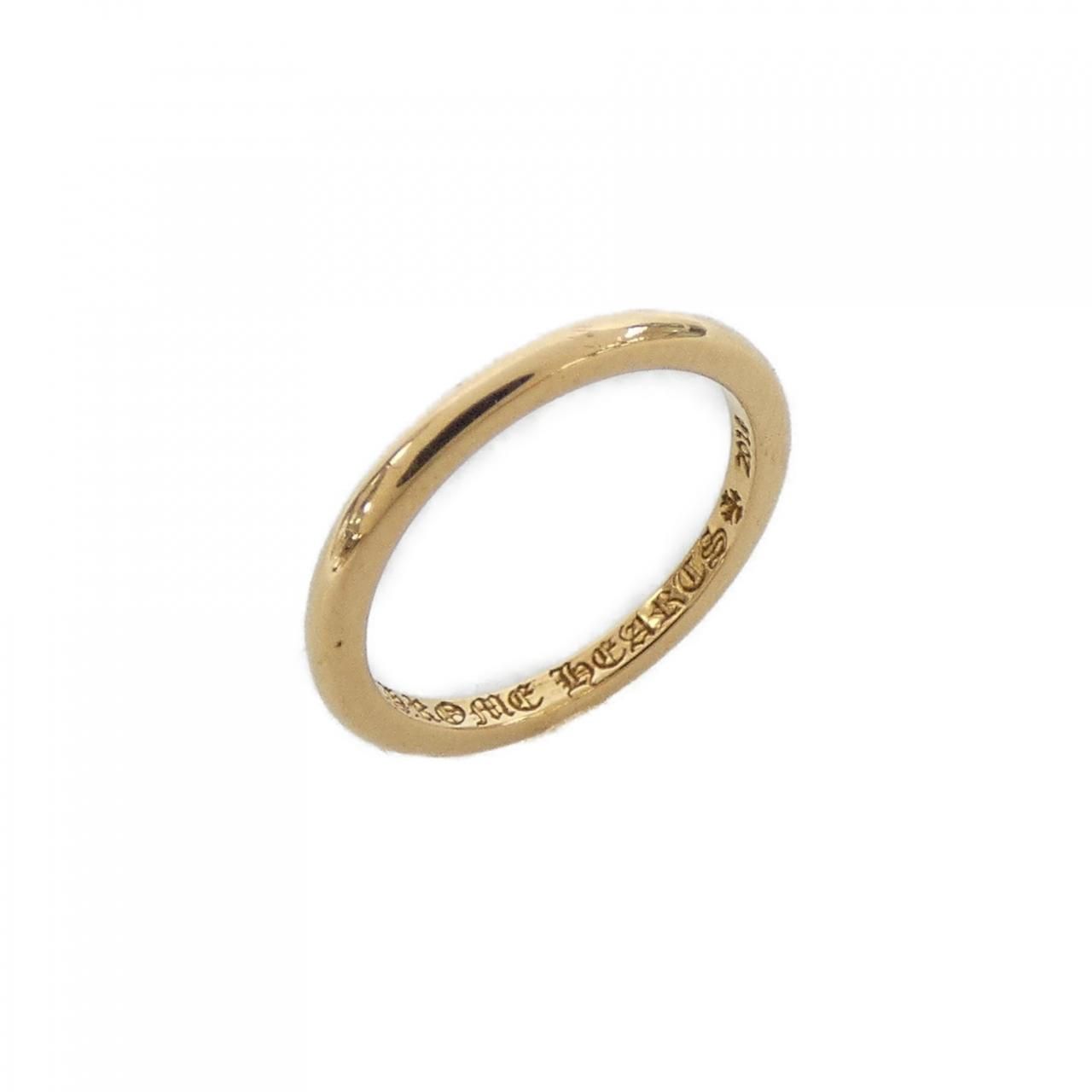 クロムハーツ CHROME HEARTS WDDNG BND RND BBLGM 207155015GLD RING