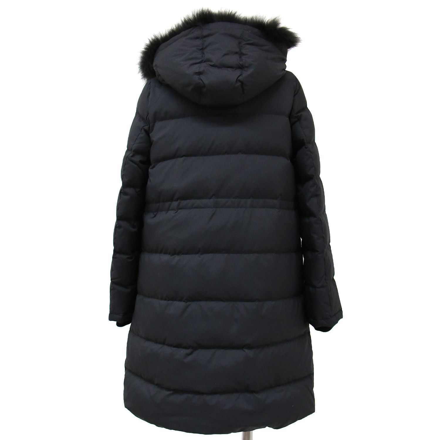 IENA イエナ フード付き ダウンジャケット 黒 36 ダウン80% IENA