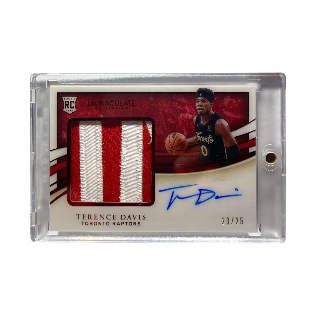 PANINI NBAカード IMMACULATE COLLECTION TERENCE DAVIS RAPTORS 23/25 #PPA-TDV 送料無料 中古 IT2 PANINI NBAカード IMMACULATE COLLECTION TERENCE DAVIS RAPTORS