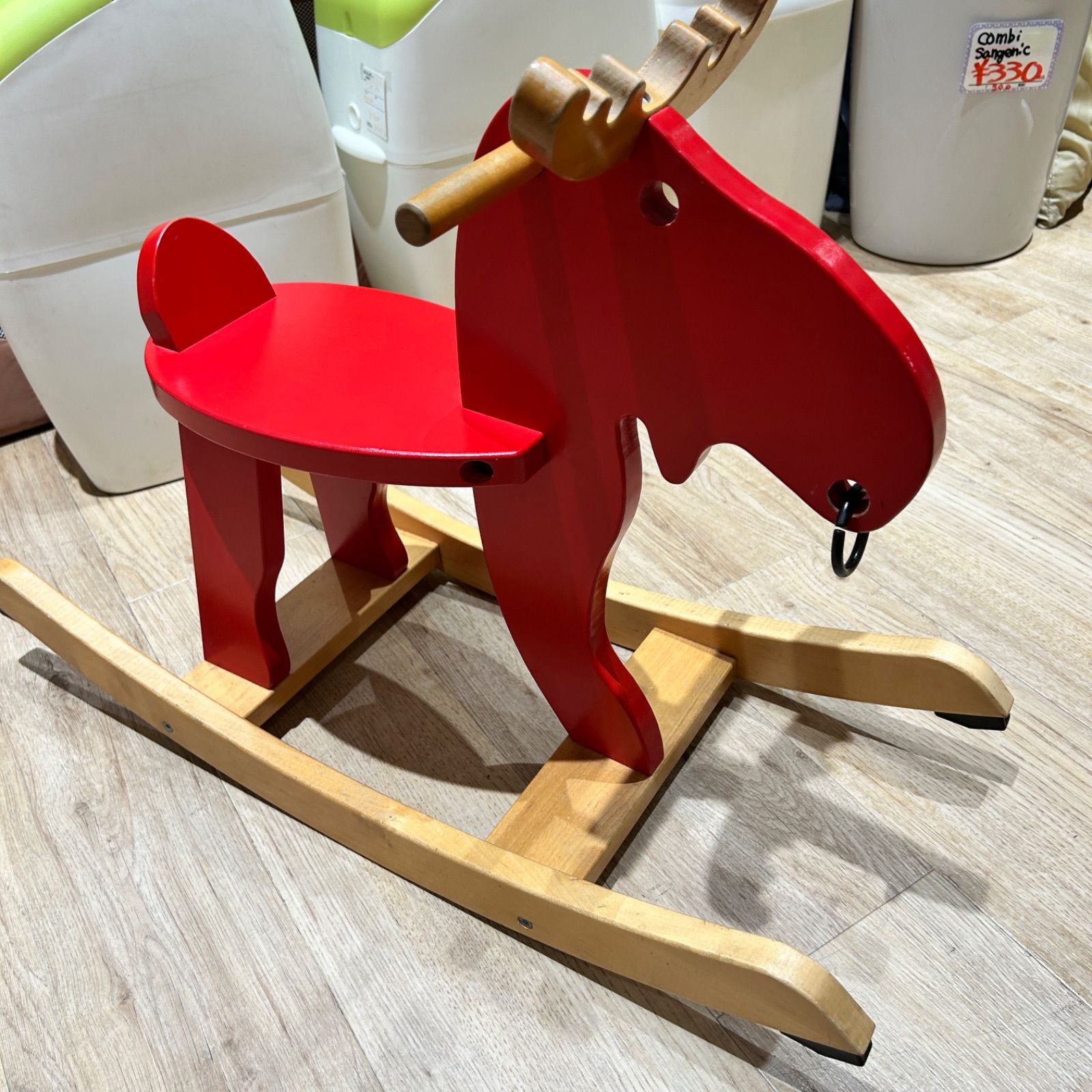IKEA イケア トナカイ ロッキンムース 木馬 ゆらゆら 玩具 木製 ECOLIFE COCO メルカリ