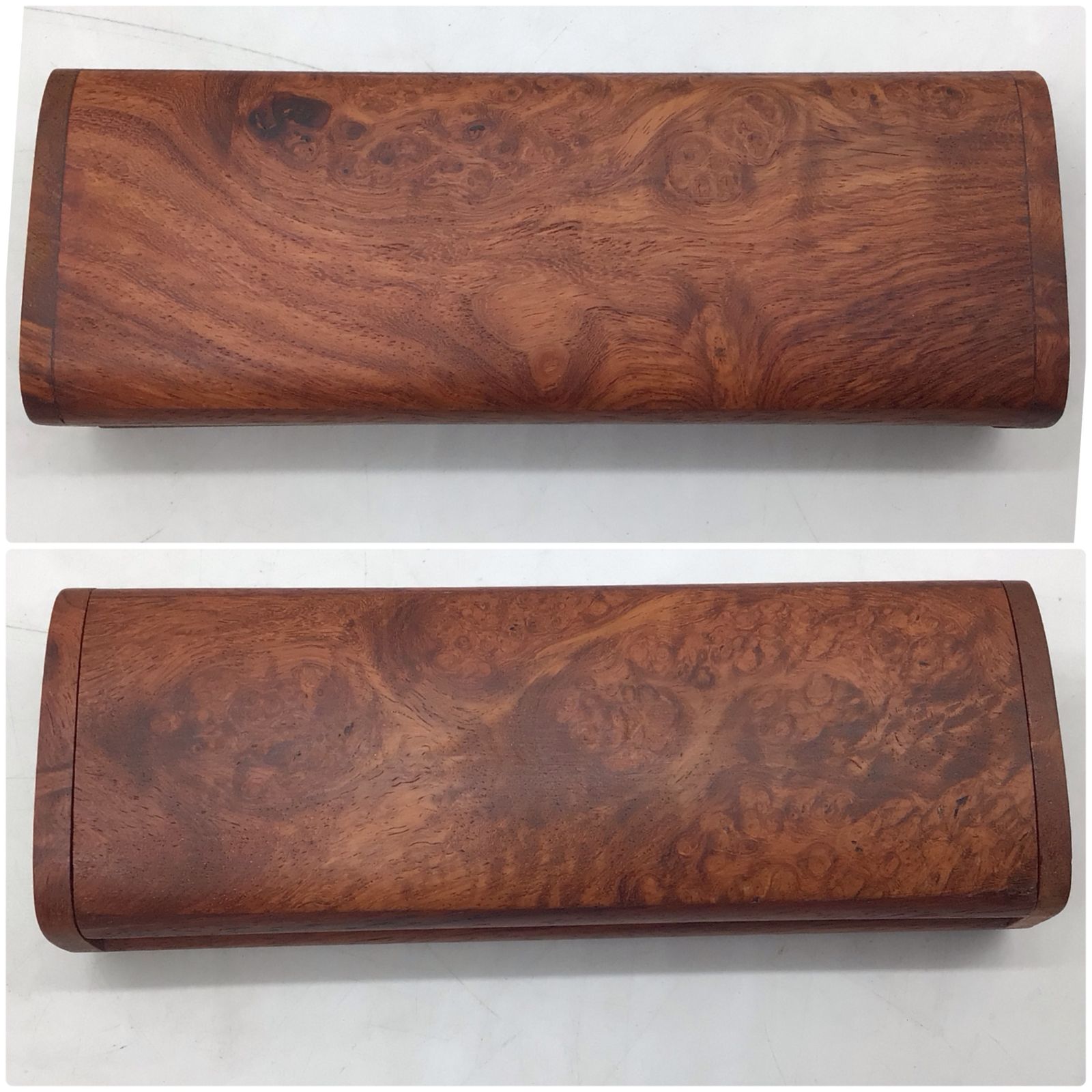 無垢材 小物入れ ジュエリーボックス 木製 新品花梨瘤杢 ジュエリー