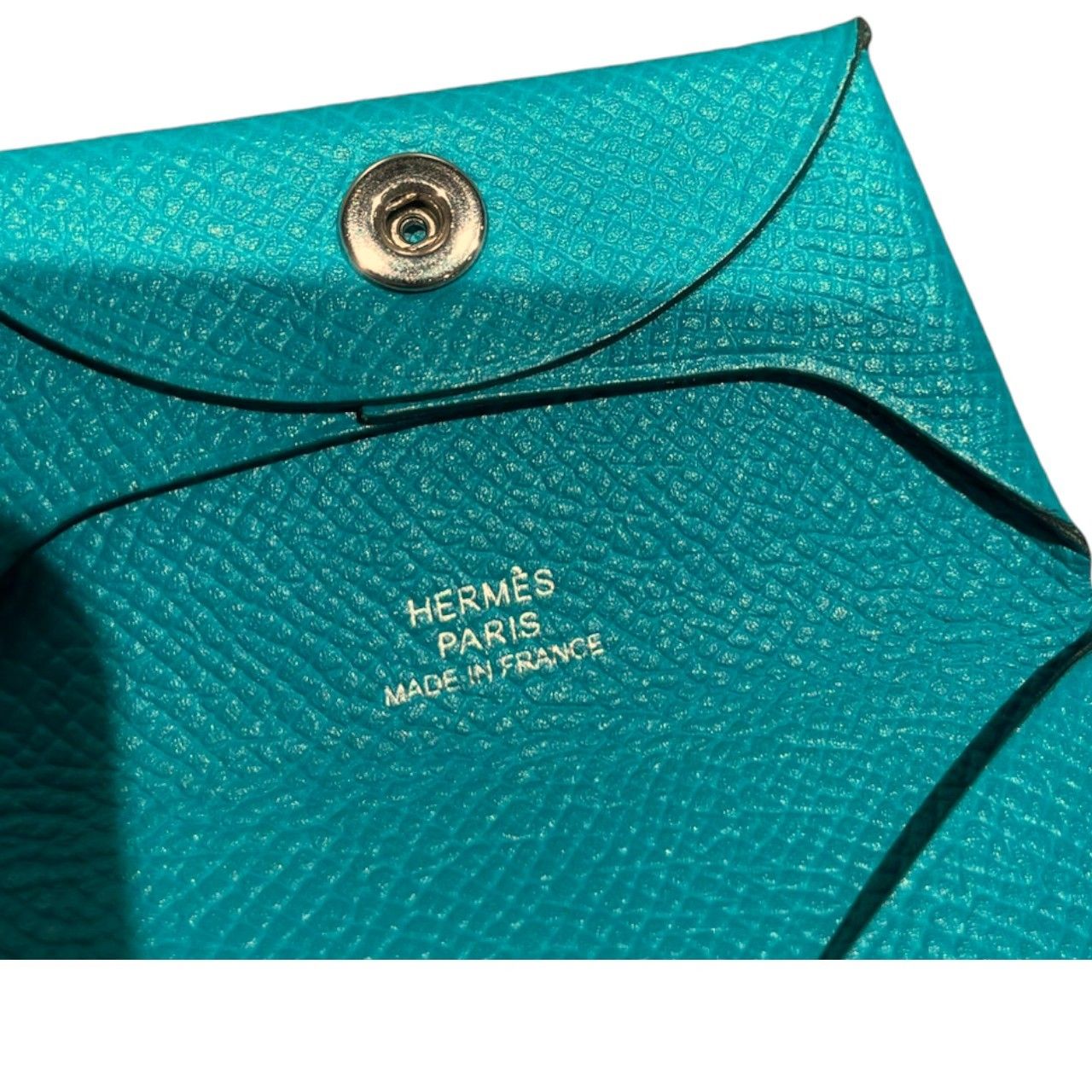 HERMES (エルメス) ⑤ バスティア コインケース ユニセックス グリーン 