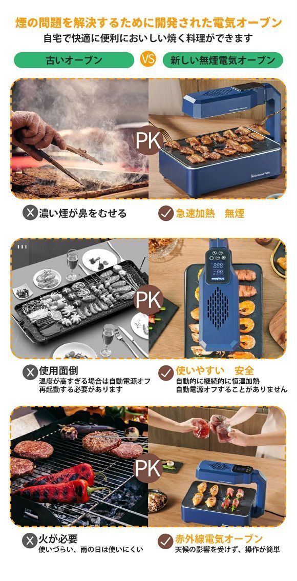 ロースター 電気