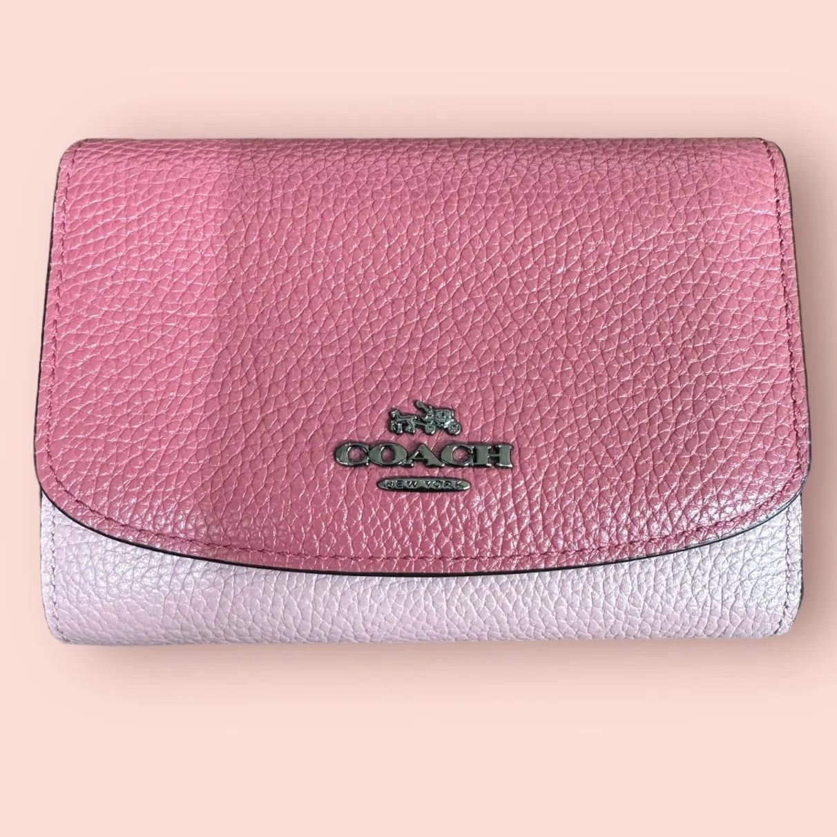 新品正規品  極美品 本革】今は一番いい状態 コーチ ピンク ローズピンク バレエ