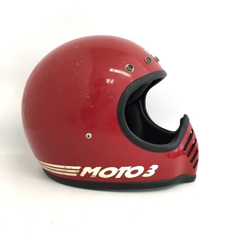 BELL MOTO3 後期型 ビンテージ オフロードヘルメット 除菌消臭済 XL