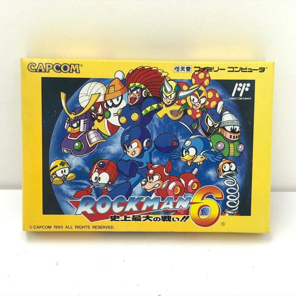 ロックマン6　史上最大の戦い！　ファミコンソフト 中古ゲーム買取 / ロックマン6 史上最大の戦い!! ファミコン